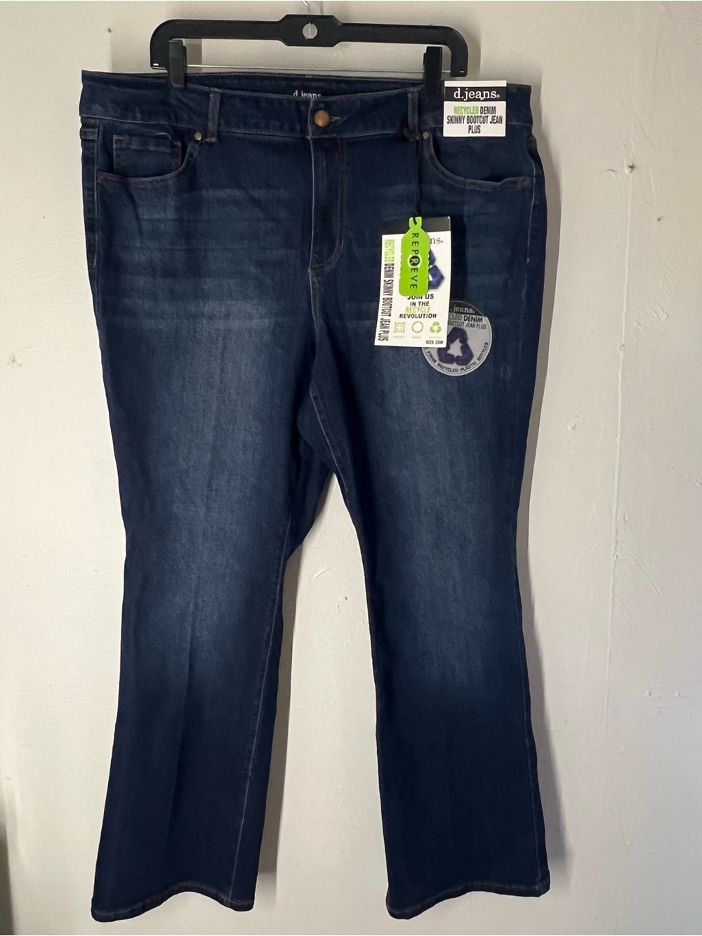 D Jeans Skinny Bootcut Denim Size 20W